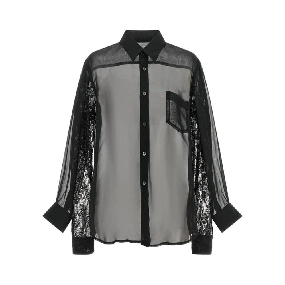 Comme Des Garçons Black Polyester Women's Blouse